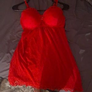 Red lingerie